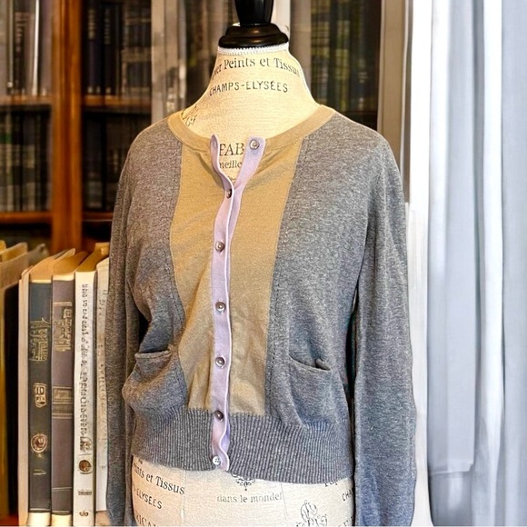 Simply Vera by Vera Wang Super soft and light cardigan button up Women’s size L - Picture 4 of 17